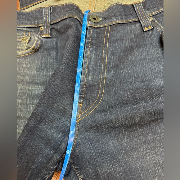 JBrand jeans, straight cut and size 40.  Perfectly broken in. - Picture 4 of 6